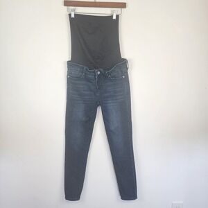 BLANQI Denim Maternity Jeans Dark Wash‎ Skinny Leggings Stretch Size 4